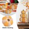 Set of 3 Decorative Stackable Pumpkins, Fall Harvest Thanksgiving Pumpkin Decorating